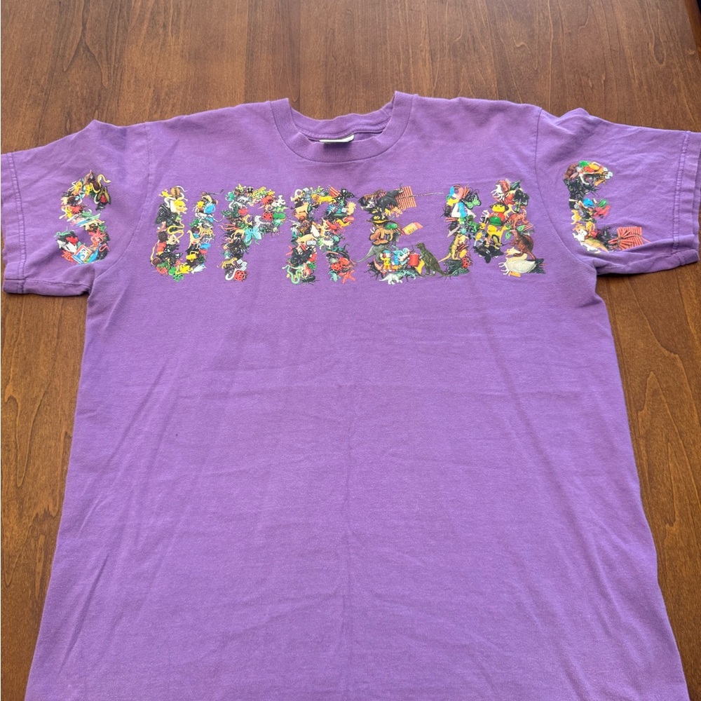 Supreme Purple Graphic Tee